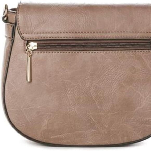 Jeane & jax vegan leather crossbody bag- Camille-🩶 ICE (grey) - Picture 6 of 8